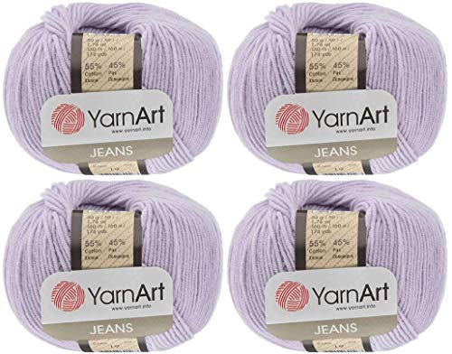 Image of YarnArt Cotton Blend Amigurumi Yarn - Cotton Acrylic Blend Yarn for Knitting & Crochet, Soft & Durable Yarn for Amigurumi, Baby Items and Garments