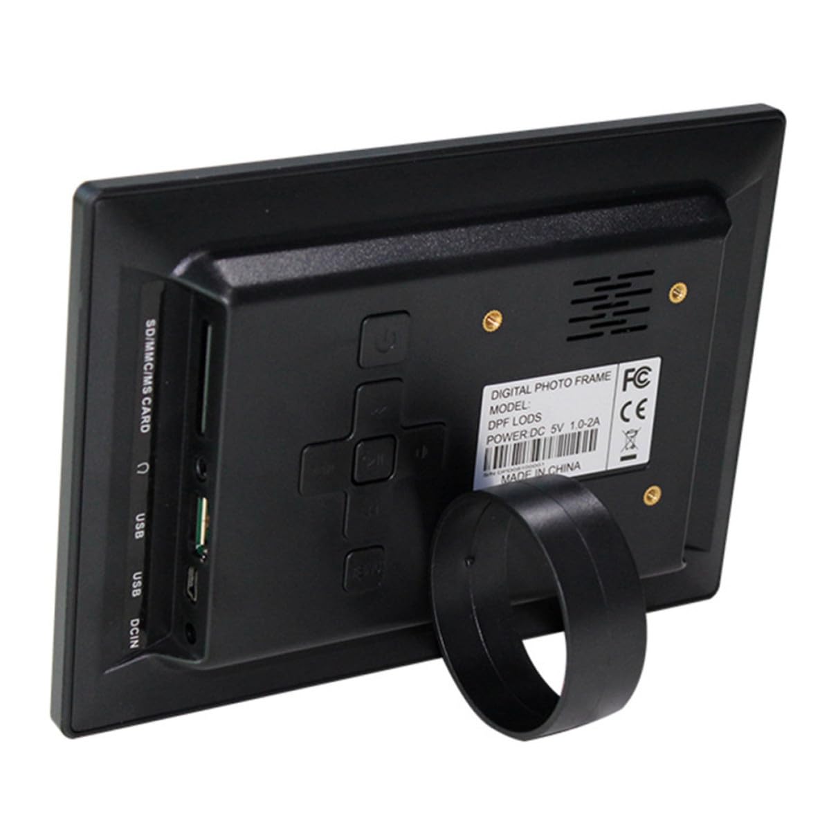 Lecteur de Photos numériques 7 Pouces 16:9 avec Vitesse de défilement réglable et capacité jusqu'à 32 Go Compatible USB pour Utilisation sur Bureau et Mur