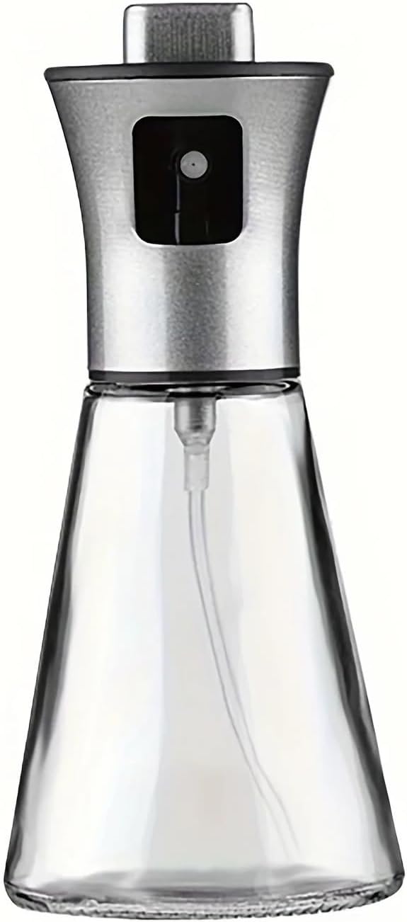 Stainless Steel Oil Spray Bottle Perfect For Kitchen Cooking Air Fryer Glass Sprayer