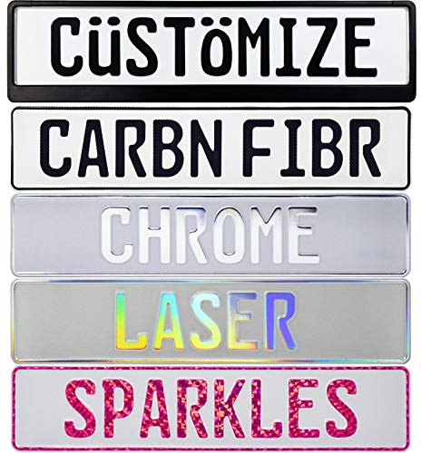 Custom European License Plate (Plate + Frame) #TOP3
