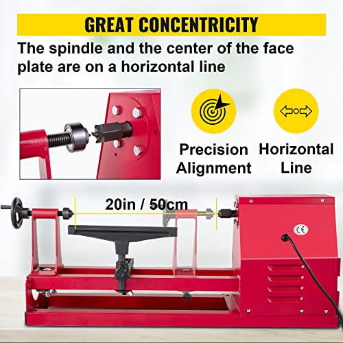 image for VEVOR Bench top Wood Lathe 14