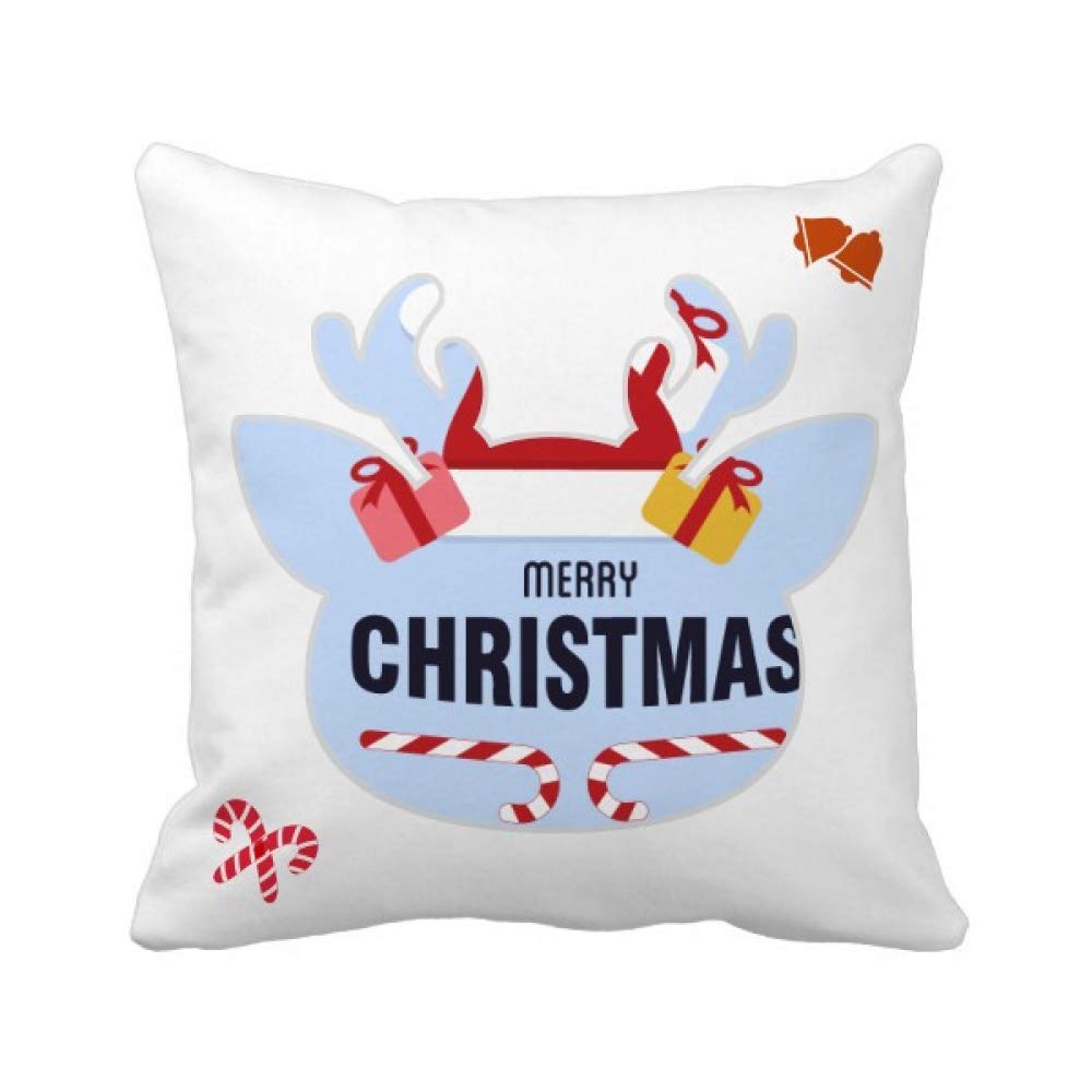 Housse de coussin bonnet de Père Noël : décoration de Noël originale