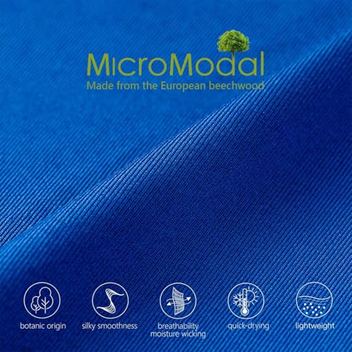 Image of Men's Underwear Micro Modal 3 Pack Boxer Briefs Men Fly