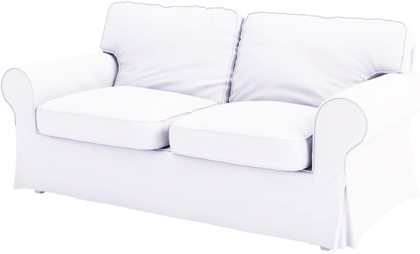 HomeTown Market Heavy Cotton Ektorp Sofa Cover Replacement is Made Compatible for Ektorp Sofa Cover, 3 Seat Loveseat Or Armchair Slipcover Replacement (White Loveseat)