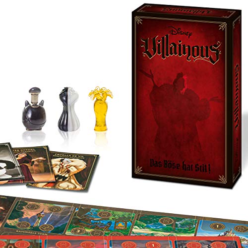 Ravensburger 26958 - Disney Villainous - Das Böse hat Stil, 3 Erweiterung von Villainous ab 10 Jahren für 2-3 Spieler