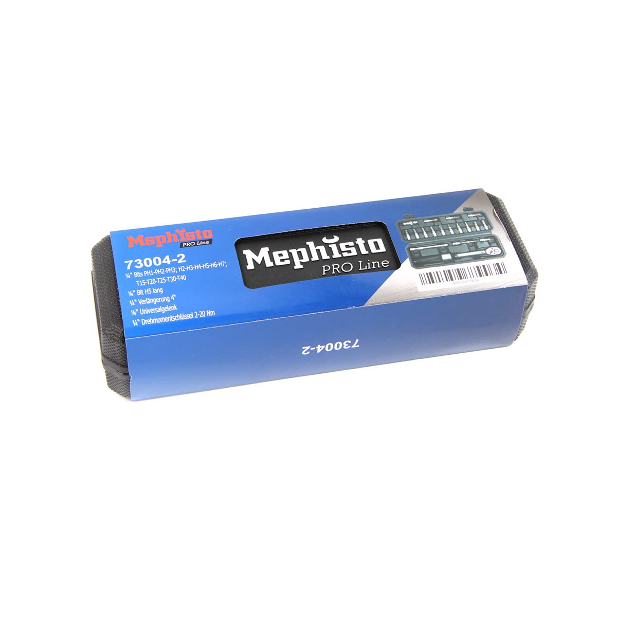 Mephisto Pro-Line zestaw kluczy dynamometrycznych do roweru i motocykla – zakres pomiarowy 2-20 Nm – narzędzie precyzyjne z gniazdem sześciokątnym, Torx i innymi bitami, kolor rękojeści/głowicy: