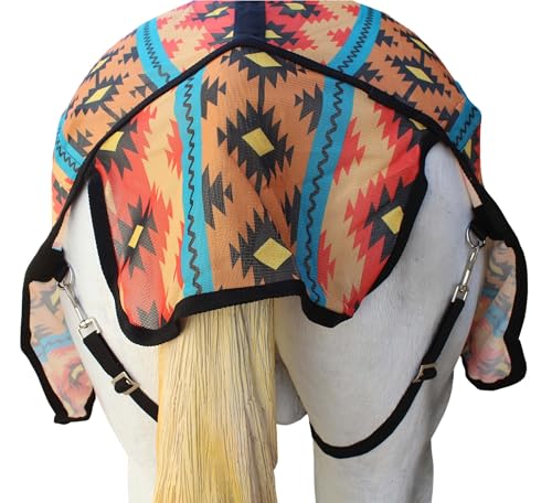 Image of Challenger Horse Equine Mesh Scrim Fly Sheet Summer Spring Airflow Show Sheet 7352