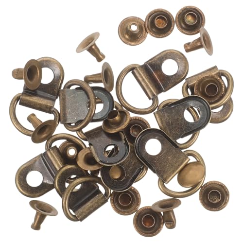 Veemoon 20 pezzi Fibbie per Lacci Scarpe e Stivali Ganci Resistenti per Scarpe da Trekking Accessori DIY per Riparazione Lacci e Borse Outdoor