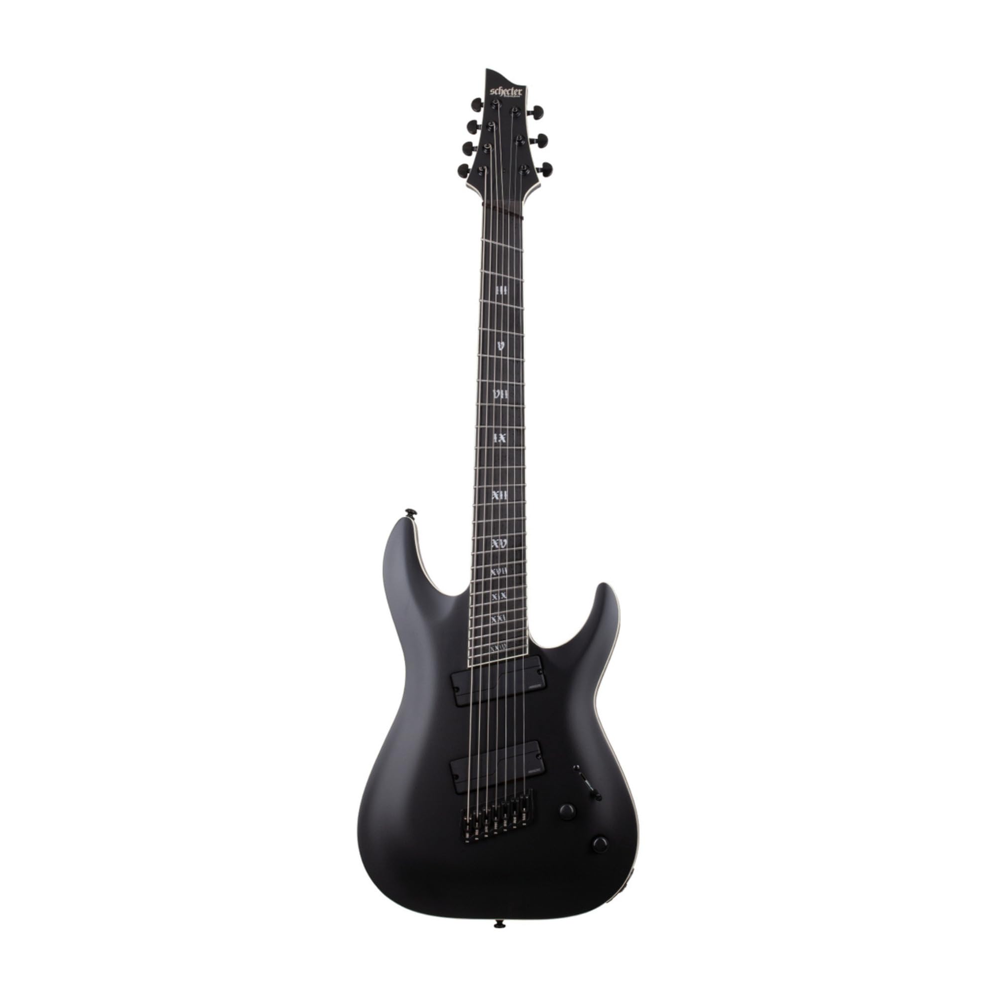 Amazon.com: Schecter C-7 Multi-scale SLS Elite Evil Twin 7-string