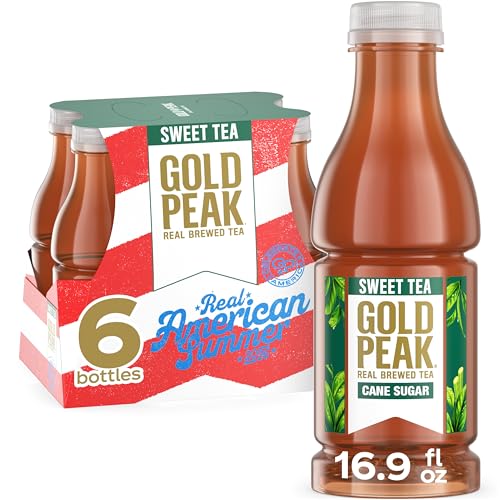 Gold Peak Tea, Sweet Tea, 16.9 fl oz, 6 Pack