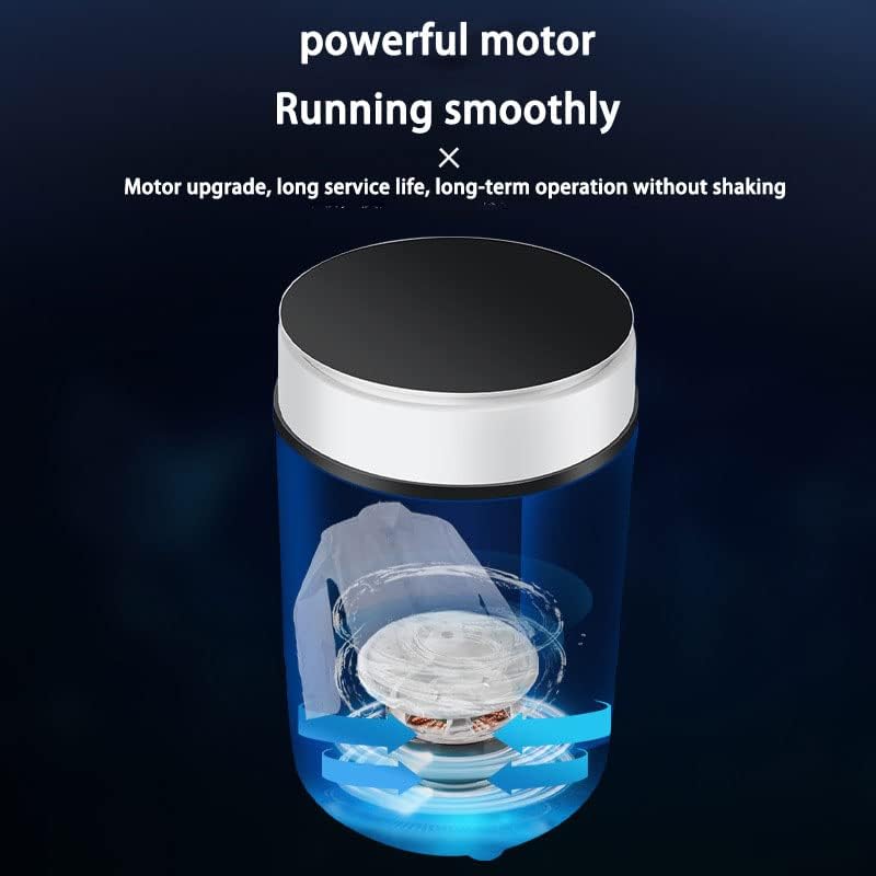 Miniatura 7 de Lavadora portátil, simple, compacta y de gran capacidad, lavadora biónica de lavado de manos con cubo de drenaje de acero inoxidable incorporado