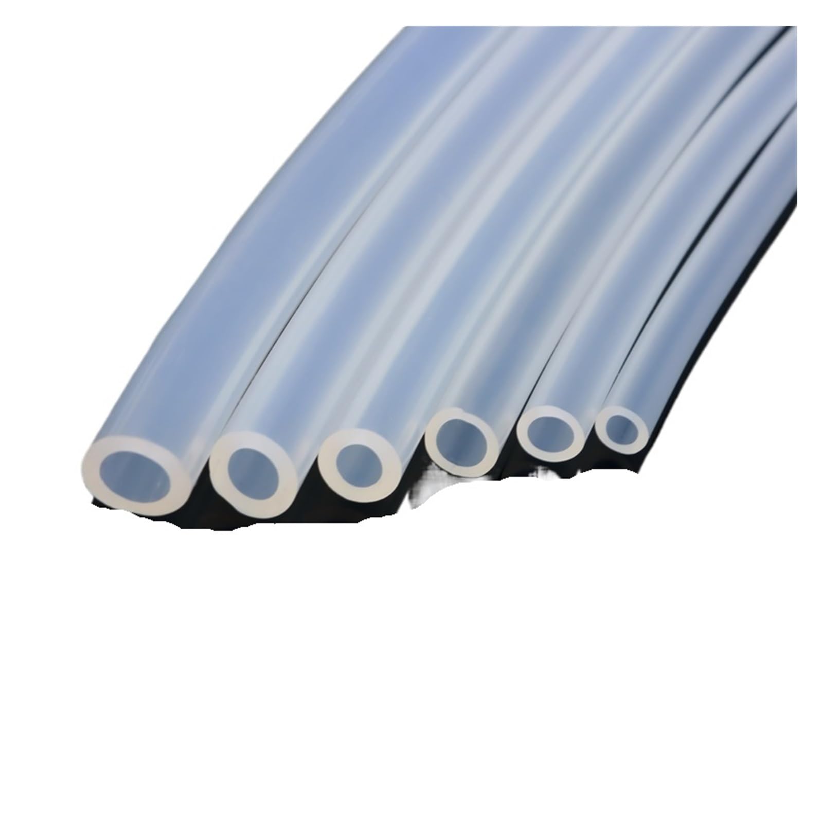 Tubo de bomba peristáltica silicona grado alimenticio, 1~10m, ID 0,5 25,4mm, manguera laboratorio transparente resistente a la corrosión y alta temperatura(10 meters,ID 3mm OD 6mm)