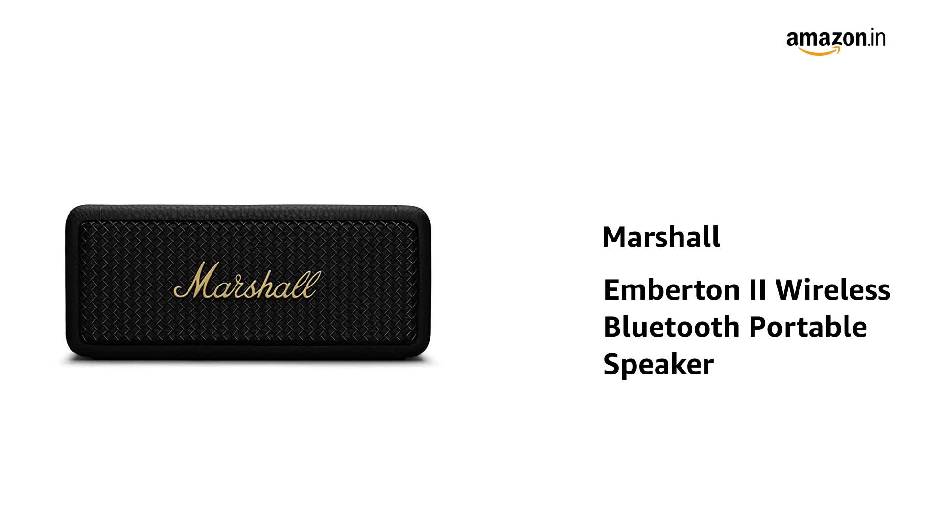 Marshall Emberton II 20 W Wireless Bluetooth Portable Outdoor