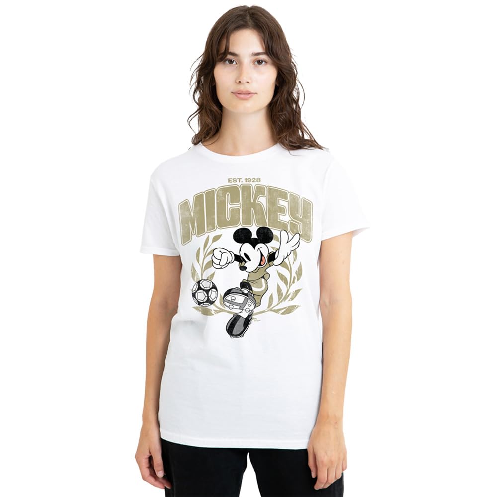 Disney - Women's T-Shirt - Mickey Mouse - 2XL - White