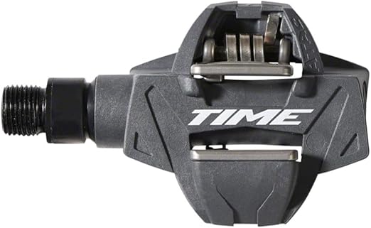 TIME ATAC XC 2 Bike Pedals | Dual Sided Clipless | Composite | MTB Gravel XC | Grey | Pair
