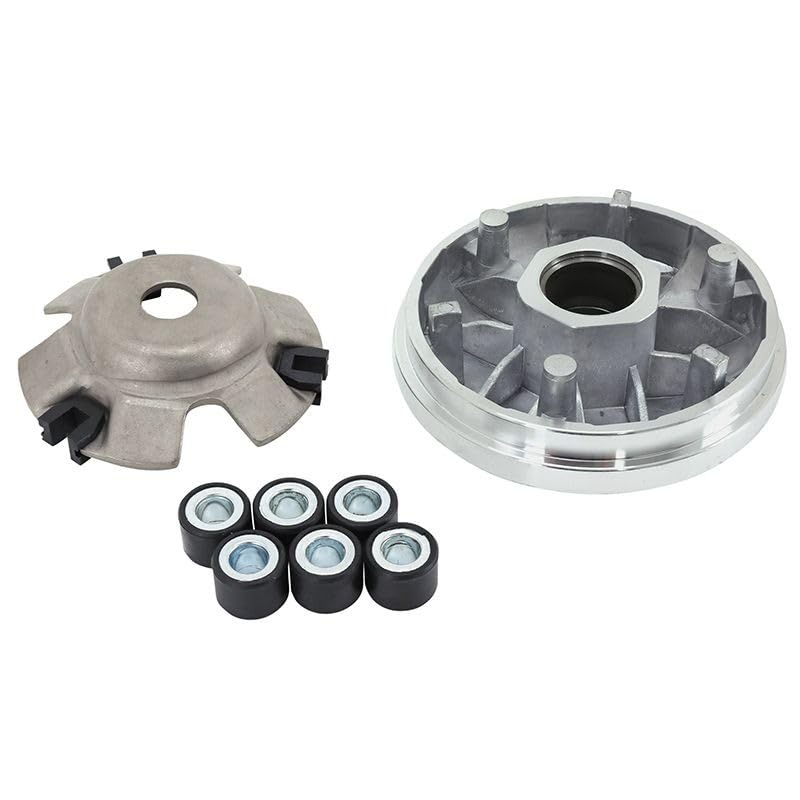 cyclingcolors Polea Fija Variador moto ciclomotor compatible con gy6 152qmi peugeot 125 sum up keeway kymco agility