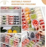 Camping essentials, Snack Containers, Snack Pack Container, 20Pcs - Reusable Snack Containers, Double Compartment Snacks Container for On-the-Go Meals and Camping, Snackle Boxs