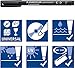 STAEDTLER 318-3 Lumocolor Universal Permanent Fine Pens - Blue, Pack of 10, box of 10 (318-3 VE)