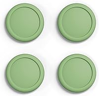 Vista 1 de eXtremeRate PlayVital Switch Joystick Caps, Switch Lite Thumbstick Caps, Silicone Analog Cover for OLED Joycon Thumb Grips - Matcha Green