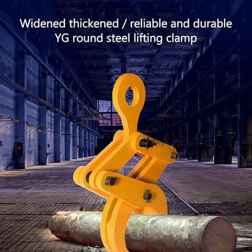 Lifting Clamps for Wood - Stump Puller, Pallet Grabber， Heavy-Duty Pallet Puller & Grabber Hook Tool - Forklift Chain Compatible for Efficient Wood Lifting & Transporting(2T)