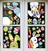 jollylife 71PCS Easter Bunny Window Cling Decorations - Egg Hunt Games Decals Home Party Ornaments
