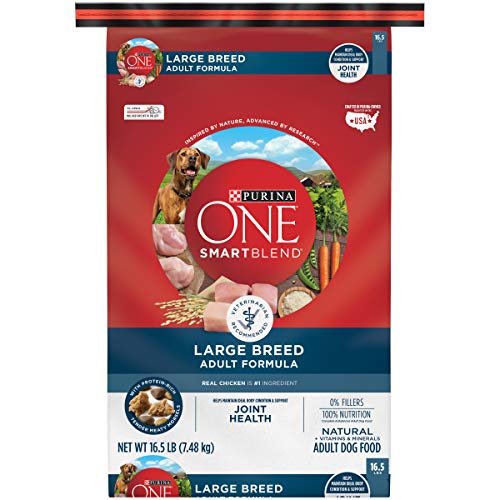 Purina ONE Natural Large Breed Adult Dry Dog Food, SmartBlend Formula - 16.5 lb. Bag