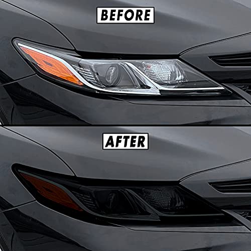 SlickMod PreCut Vinyl Smoke Tint for 2018-2022 Toyota Camry Headlight