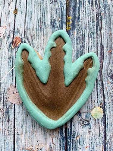 Liliao Cute Dinosaur Cookie Cutter Set - 3 Piece - T-Rex, Brontosaurus And Dinosaur Foot Biscuit Fondant Cutters - Stainless Steel #TOP5