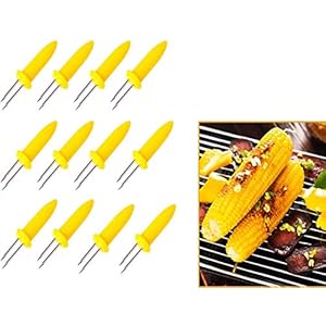 Voarge 12 stuks Roestvrijstalen grillstandaard, fruitvork, keuken, gereedschap, roestvrij staal