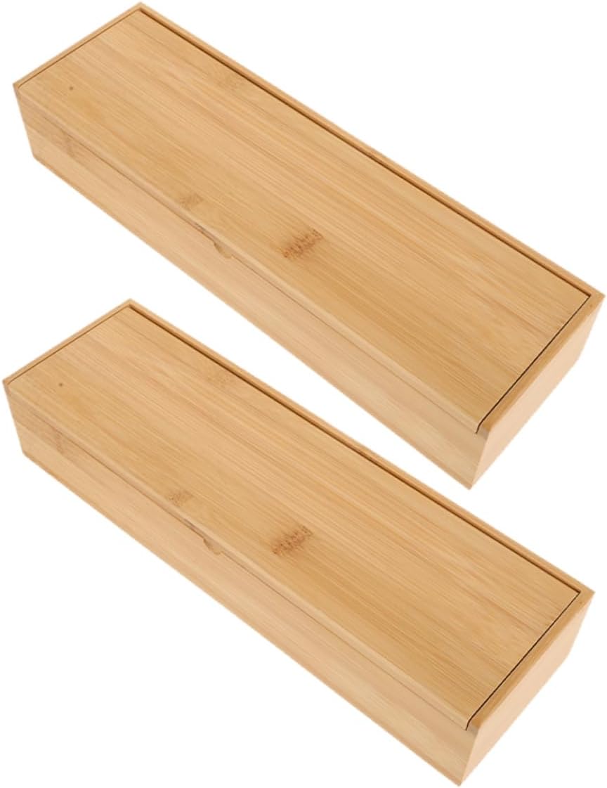 2pcs Utensil Holder Lid Stylish Storage Box for Chopsticks Cutlery Portable Organizer for Kitchen Dining Convenient Kitchenware Storage