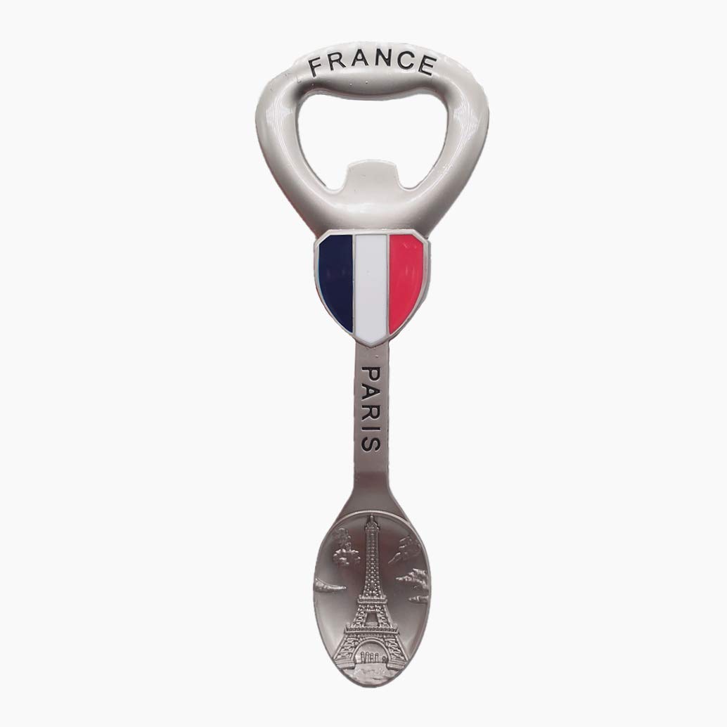 Muyu Magnet Paris France Fridge Magnet Beer Bottle Opener Travel Souvenir Gift Collection Home Kitchen Decoration Magnetic Sticker Refrigerator Magnet