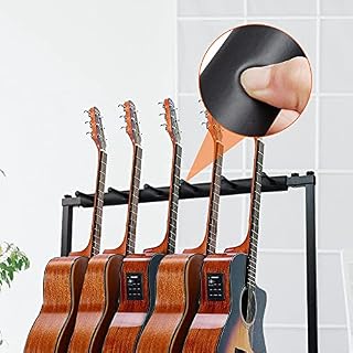 Guitare Support Pied, Organisateur de Guitare Sol Multifonctionnel 5 Crochets Stand Ukulélé pour Guitare Ukulélé… - Les Beatles, Paul McCartney, John Lennon, RIngo Starr, George Harrison Guitare Support Pied, Organisateur de Guitare Sol Multifonctionnel 5 Crochets Stand Ukulélé pour Guitare Ukulélé… – Image 5