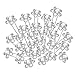 Dxhycc 20pcs Bridal Hair Pins Pearl Flower Crystal Wedding Hair Clips Hair Accessories