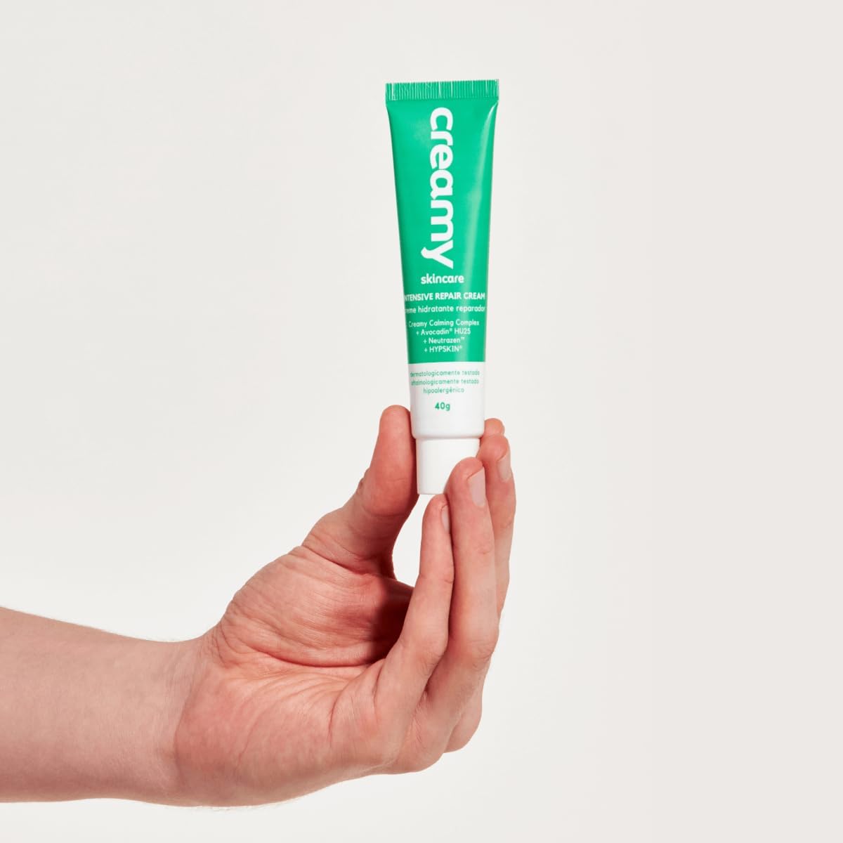 Creamy Skincare Intensive Repair Cream 40g | Ideal para Peles Sensíveis e Intolerantes, Previne Crises de Vermelhidão, Hidratação de Longa Duração | Peles Sensíveis