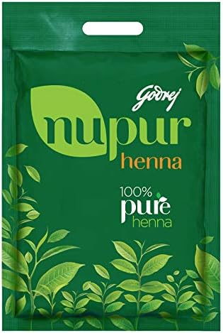 Godrej Nupur Henna Mehndi for Hair Color with Goodness of 9 Herbs 0, natural, 14.1 Ounce