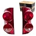 Taillights Tail Lamps Driver and Passenger Replacements for Dodge RAM Pickup Truck 55277303AC 55277302AC