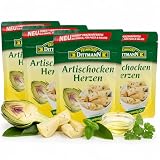 Feinkost Dittmann Artischockenherzen 125g – 4er Pack – Verzehrfertig