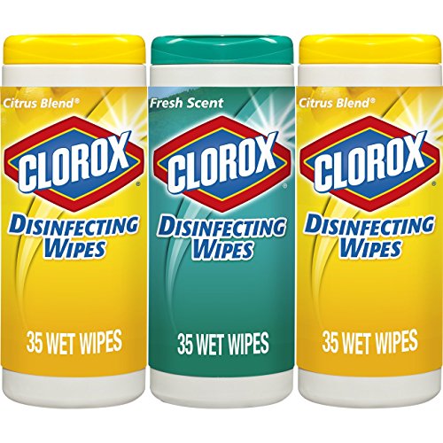 Cloroxpro Disinfecting Antibacterial Wipes Value Pack, Healthcare Cleaning And Industrial Cleaning, Clorox Disinfectant Wipes, Crisp Lemon And Fresh Scent Variety Pack, 35 Count (Pack Of 3) - 30112 #TOP6