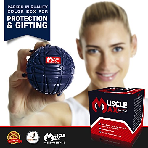 image for Epitomie Fitness Muscle Max Massage Ball - Therapy Ball for Trigger Po