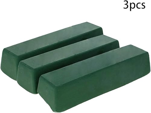 Miniatura 3 de Auniwaig Kit de compuesto de pulido de cuero, compuesto de pulido verde para afilar y cortar madera, tallado de raíces, metal, 49.77 onzas