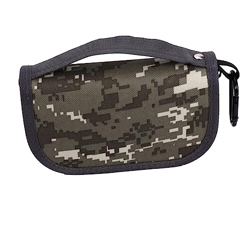 BESPORTBLE Portable Camouflage Fishing Tackle Bag Fishing Lure Container for Hooks Baits Easy to Clean