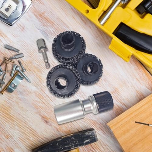Outil moyeu de roue robuste 30mm brosse de décapage de rouille haute résistance pour perceuse - 4