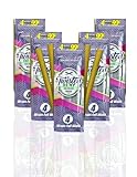 Twisted Hemp Wraps Grape Burst 4 Wraps Per Pouch (Pack of 5)
