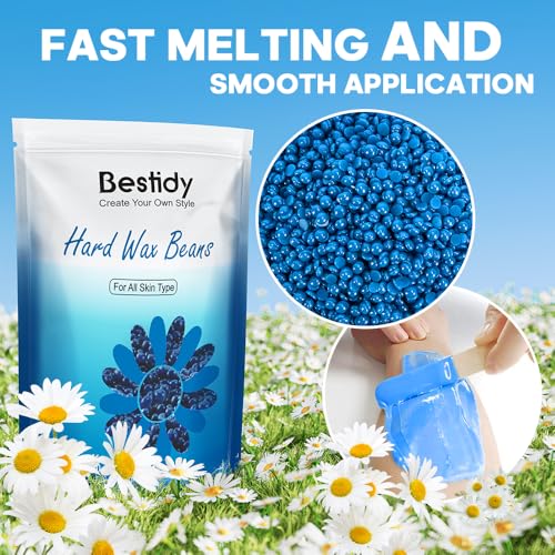 Bestidy Wax Beads, Bagged 500g/1.1lb/17.6oz, Waxing beans for Hair Removal, Women Men, Home Waxing for All Body and Brazilian Bikini Areas (500g) - Image 4