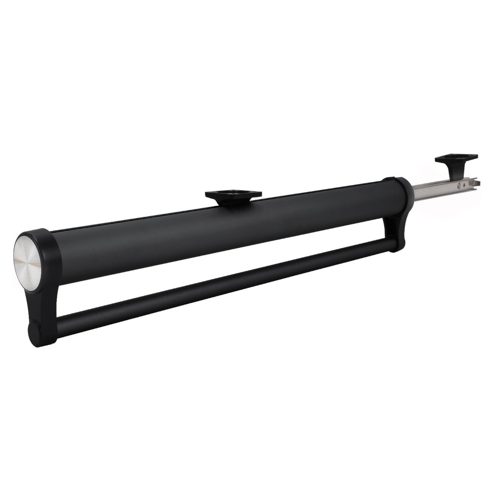 Regulowany wysuwany wieszak na ubrania - 342 mm aluminiowy wieszak na garderobę oszczędzający miejsce drążek do spodni sukienek i akcesoriów - idealny do nizowanych rozwiązań w szafie
