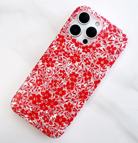 Coque iPhone 14 Pro Max anti-rayures en TPU léger à fleurs - 6