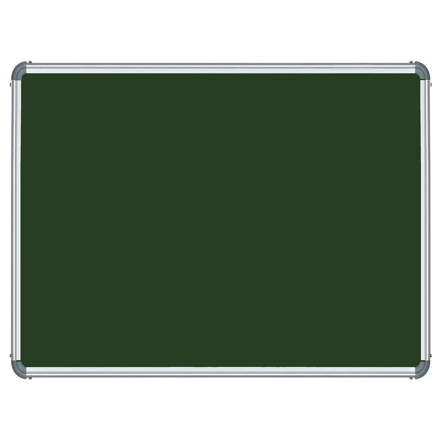 MS International Pin-up Display Board Mini for Home, Kids, Office & School Lightweight Aluminium Frame (Pack of 1) (2x2 FEET, Green)
