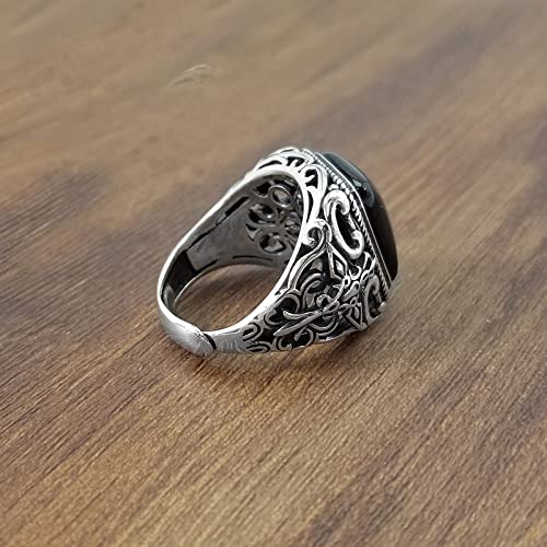 Bague ajustable gothique en argent pour sublimer vos soirées