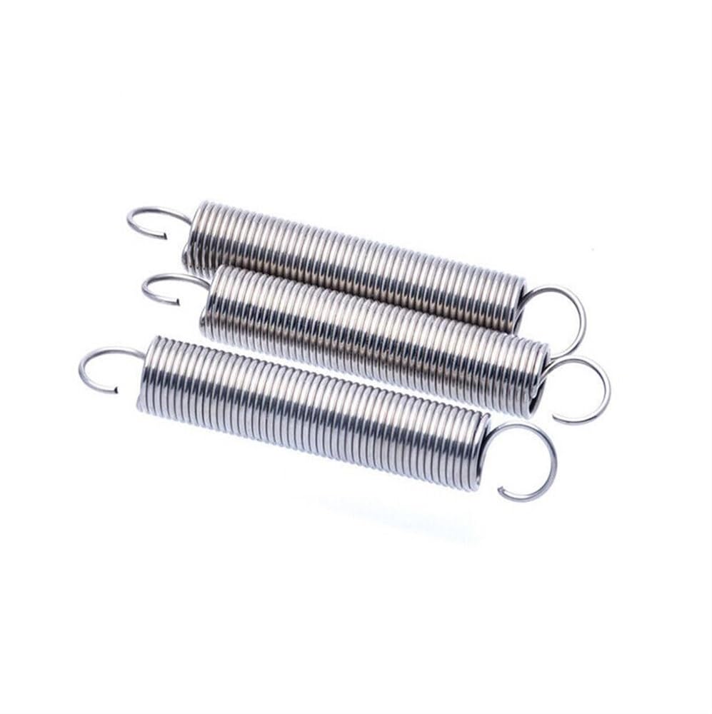 2 szt. 1.2mm średnica przewodowa sprężyna naciągowa ze stali nierdzewnej przedłużenie małej sprężyny 8mm/9mm/10mm/12mm OD sprężyna naciągowa 30mm - 100mm (Size : 1.2 * 8 * 30-2pcs)