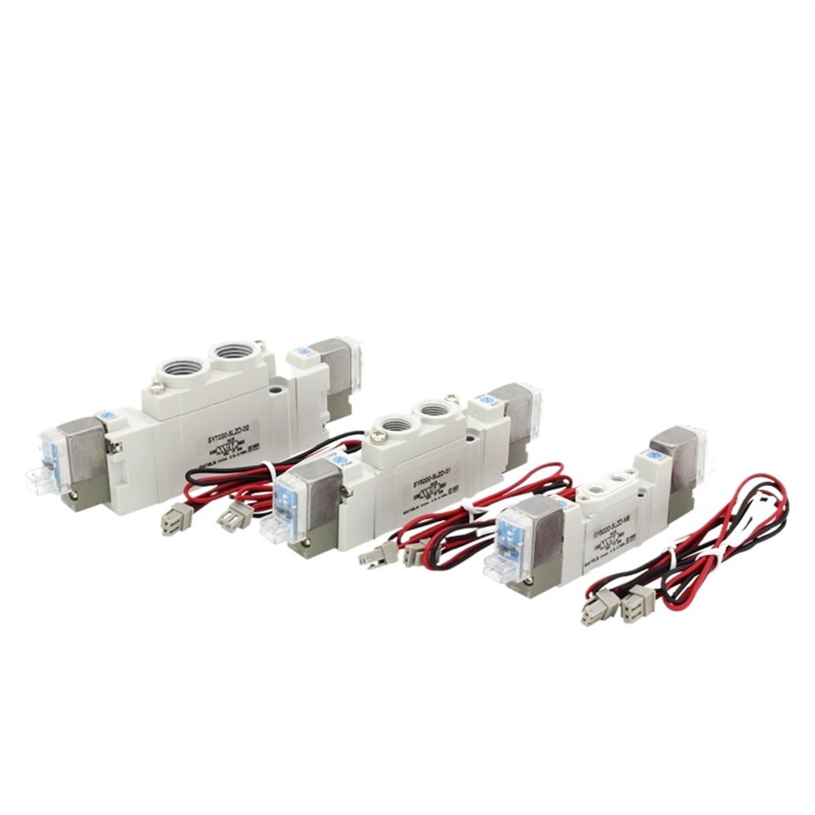 Válvula solenoide SY5220-5LZD-C4 de 5 puertos y cierre normal para automatización interna